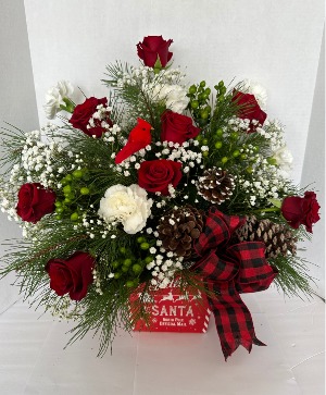 Santa's Big Special Large Wooden Container