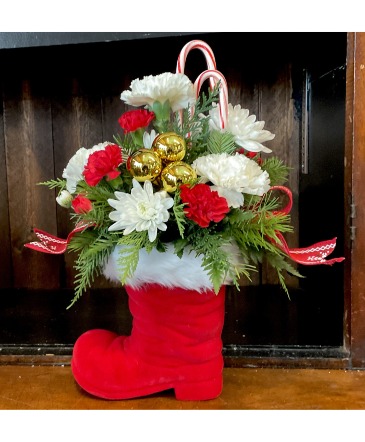 Santa's Boot Fresh in Osage, IA | Osage Floral & Gifts