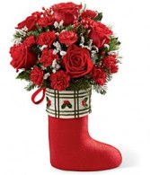 Santas boots Christmas