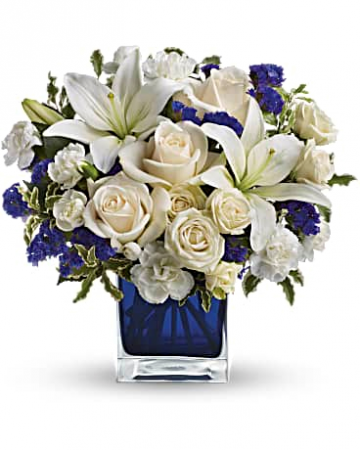 Sapphire Skies Bouquet Fresh Arrangement
