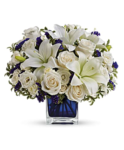 Sapphire Skies Flower Arrangement