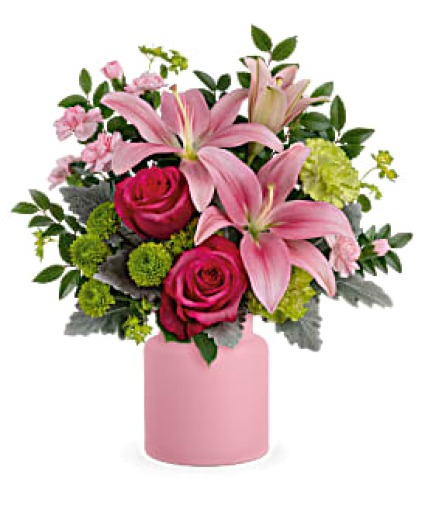 TEV60-6 Savannah Blush Keepsake Vase