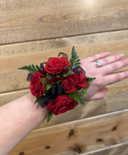 Scarlet Charm Corsage 