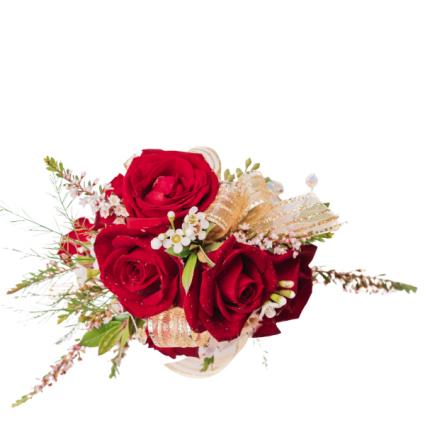 Scarlet Corsage Arrangement 