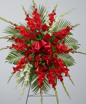 Scarlet Solace Standing Spray Standing Spray 