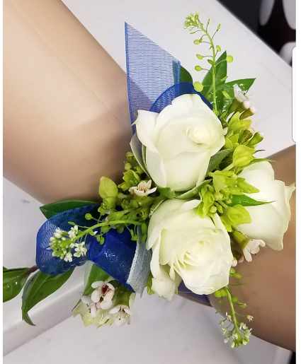 School Spirit Wrist corsage