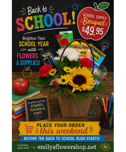 School Supply Bouquet  