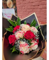 Scream Queen Roses  Wrapped Handtied Bouquet