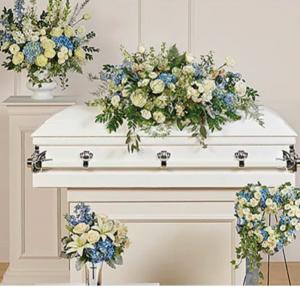 Sea Glass Collection  Funeral Home Flowers