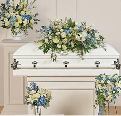 Sea Glass Collection  Funeral Home Flowers
