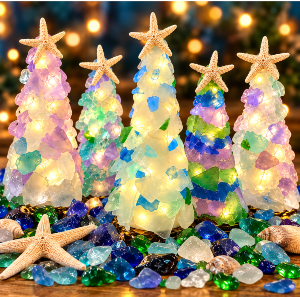 Sea Glass Light-Up Christmas Tree 12/4/26 6-8pm Workshop