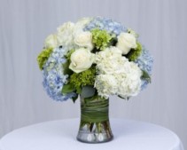 Seabreeze Rose and Hydrangea Mix Flower Arrangement