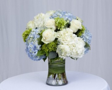 Seabreeze Rose and Hydrangea Mix Flower Arrangement