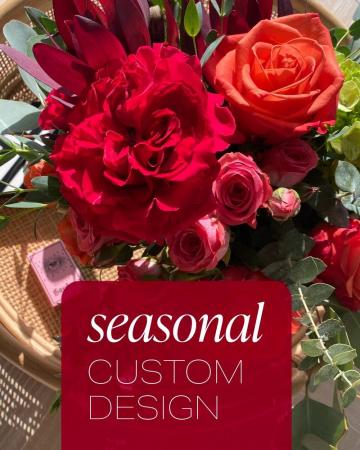 Seasonal Custom Design Flower Arrangement