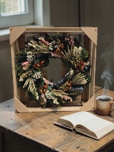 Saratoga Dried Flower Wreath 
