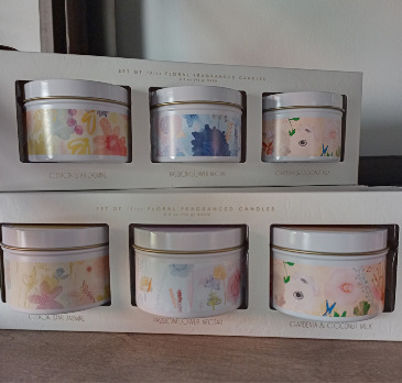 Candles Set of 3  in Glastonbury, CT | THE FLOWER DISTRICT