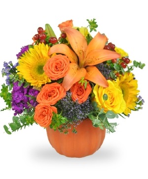 SEASONAL PUMPKIN centerpiece