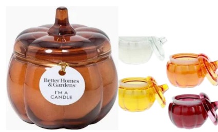 Seasonal Pumpkin Shape Candles  