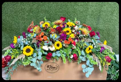 Seasonal Reflections Casket Spray