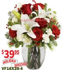 Season's Greetings Bouquet Christmas Flowers