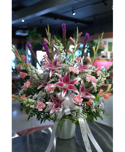 See You in the Stars  Feminine Funeral Bouquet