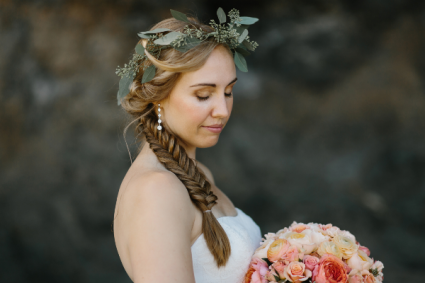 Seeded Eucalyptus crown Floral Crown