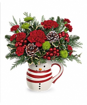 Send a Hug Snowman Christmas 