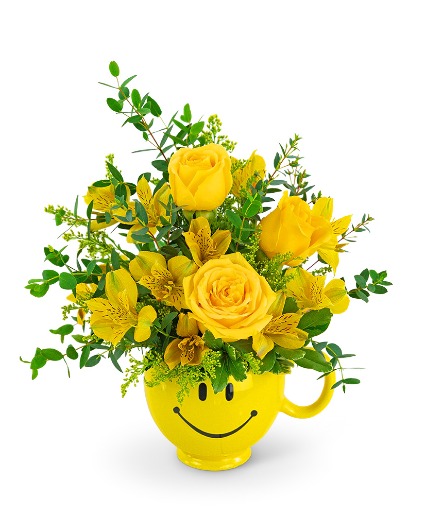Send a Smile Mug Keepsake Arrangement