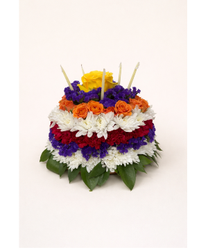 Sensational birthday cake bouquet 