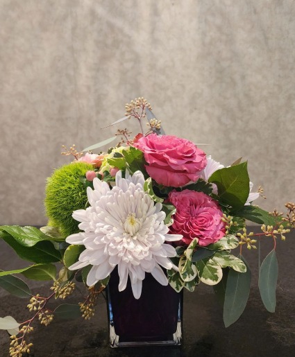 Sentimental Square vase arrangement