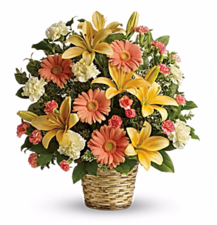 Sentiments Basket Arrangement