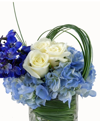September birthstone flowers Cube vase