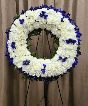 SERENE BLESSINGS WREATH STANDING SPRAY