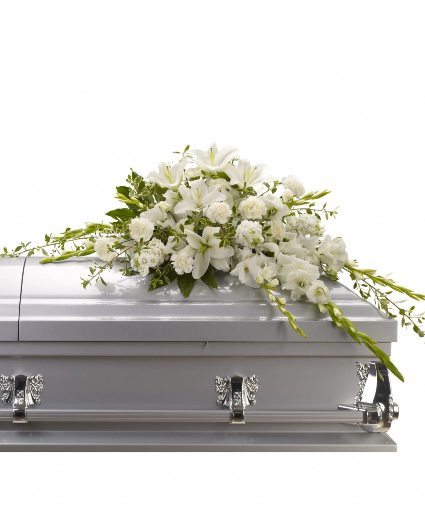 Serene Remembrance Casket Spray