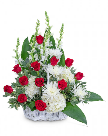 Serene Sanctuary Basket Sympathy