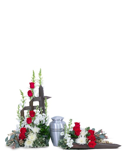 Serene Sanctuary Tribute Sympathy Arrangement
