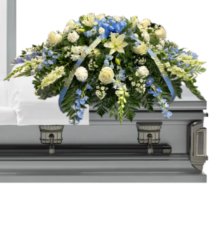 Serene Skies Casket Spray