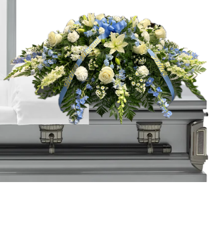 Serene Skies Casket Spray