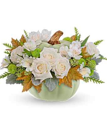 Serenity Sage Fall Flower Arrangement in Riverside, CA | Willow Branch Florist of Riverside