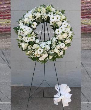 Serenity  Sympathy Wreath