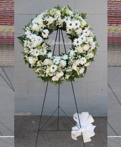 Serenity  Sympathy Wreath