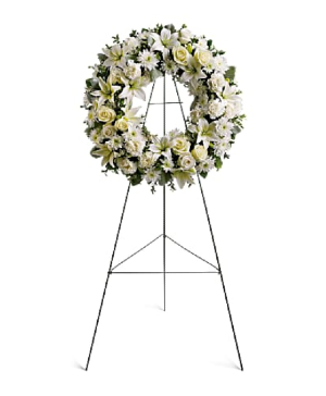 Serenity Wreath Flower Arrangement
