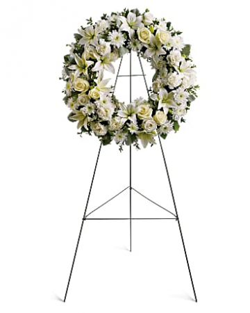 Serenity Wreath standing spray