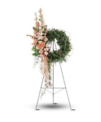 Serenity Wreath  Standing Spray 