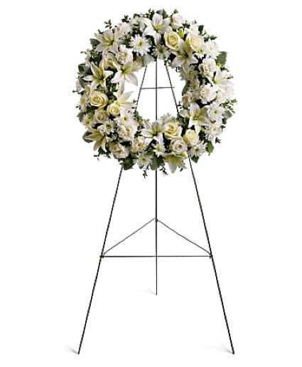 Serenity Wreath  Standing Spray 