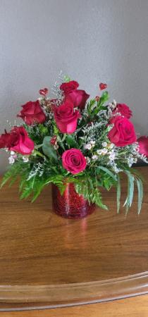 Sexy in red Vase Arrangement 