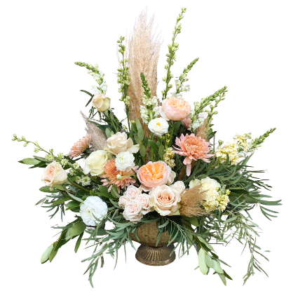 SF Boho Peaches Arrangement