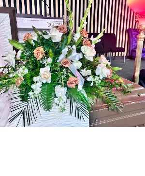 SF Casket Spray  Serenity Funeral Casket Spray 