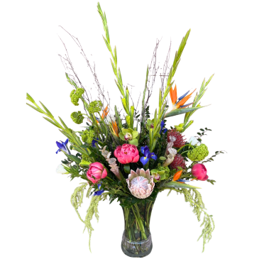 SF Tropical Summer Arrangement in Sonora, CA | SONORA FLORIST AND GIFTS
