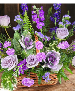 Shades of Amethyst  Mixed Flowers